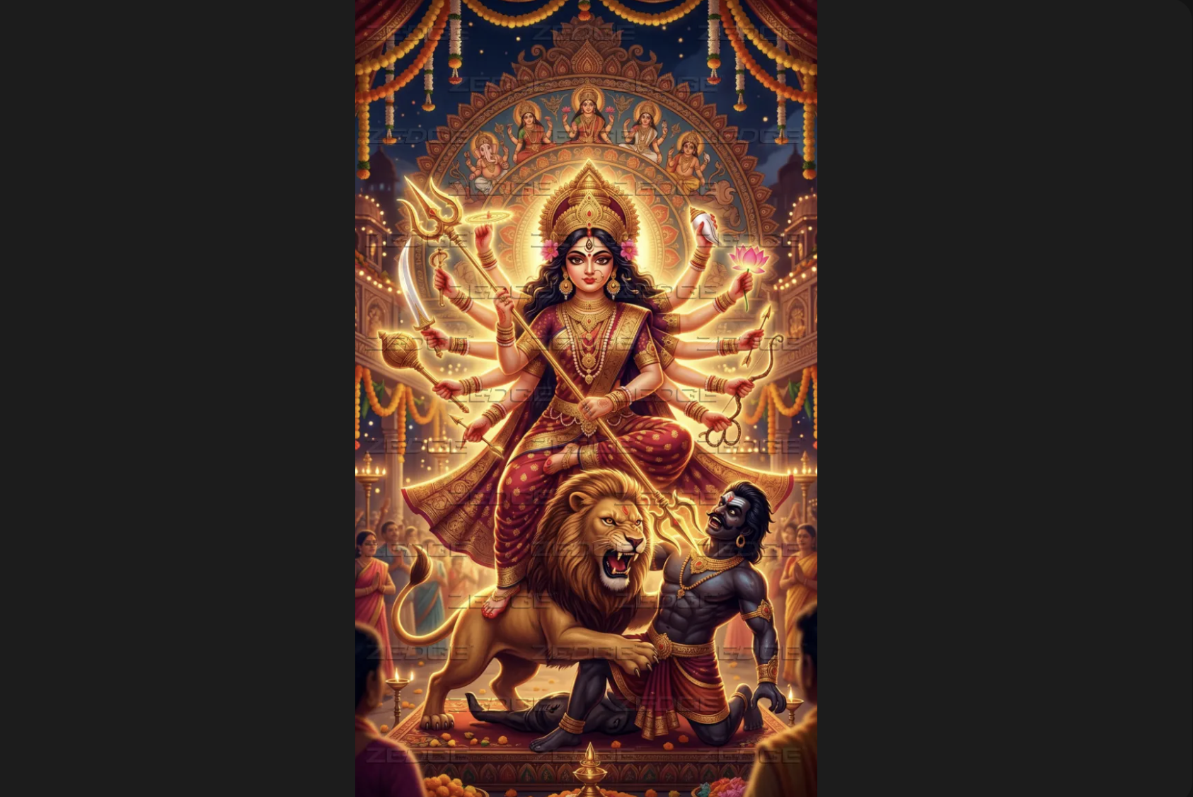 Mahishasura Mardini wallpaper