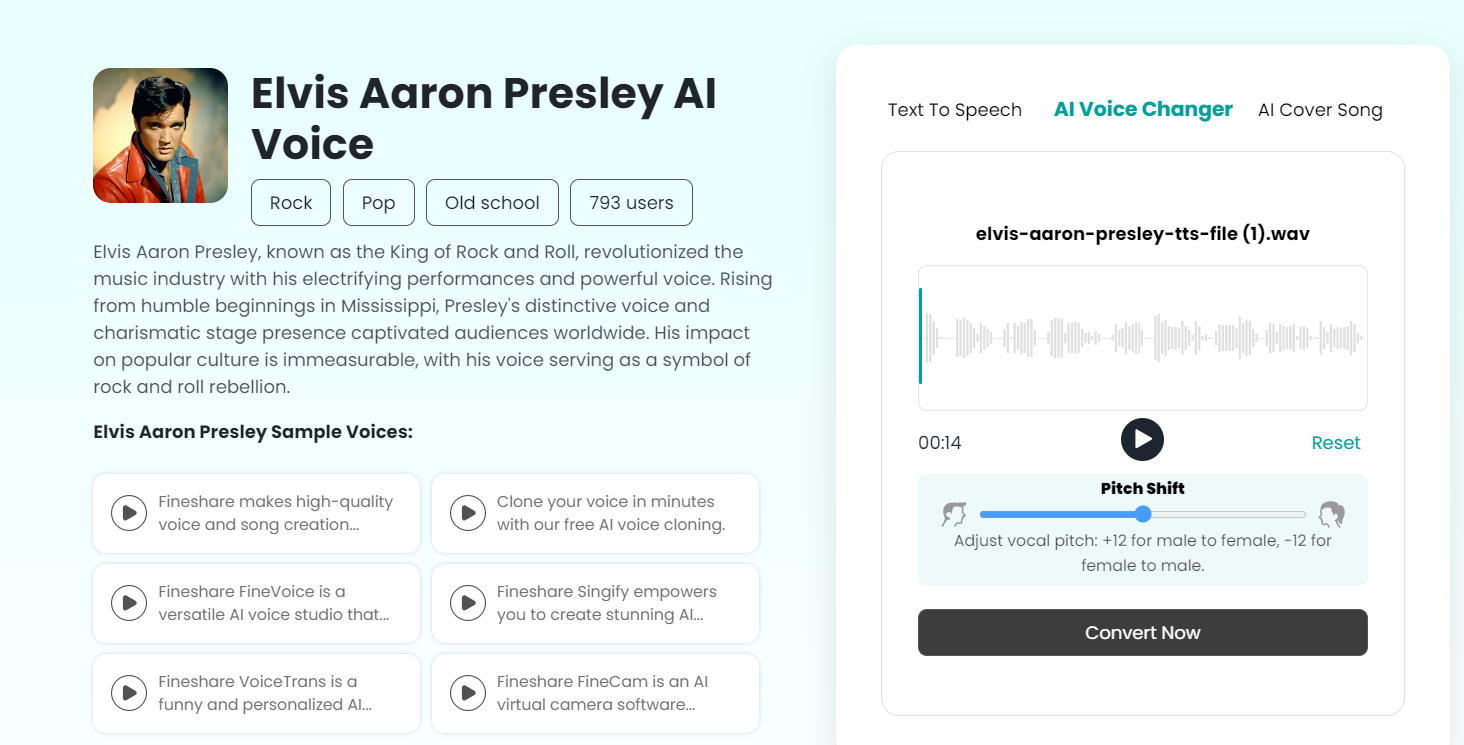 AI voice changer