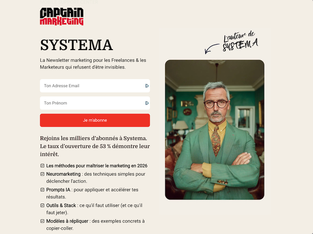 Newsletter Marketing Captain Marketing