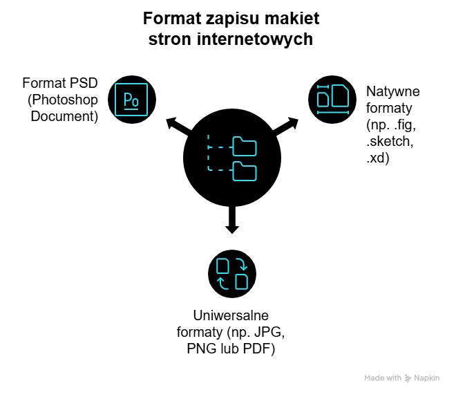 Formaty zapisu makiet stron internetowych