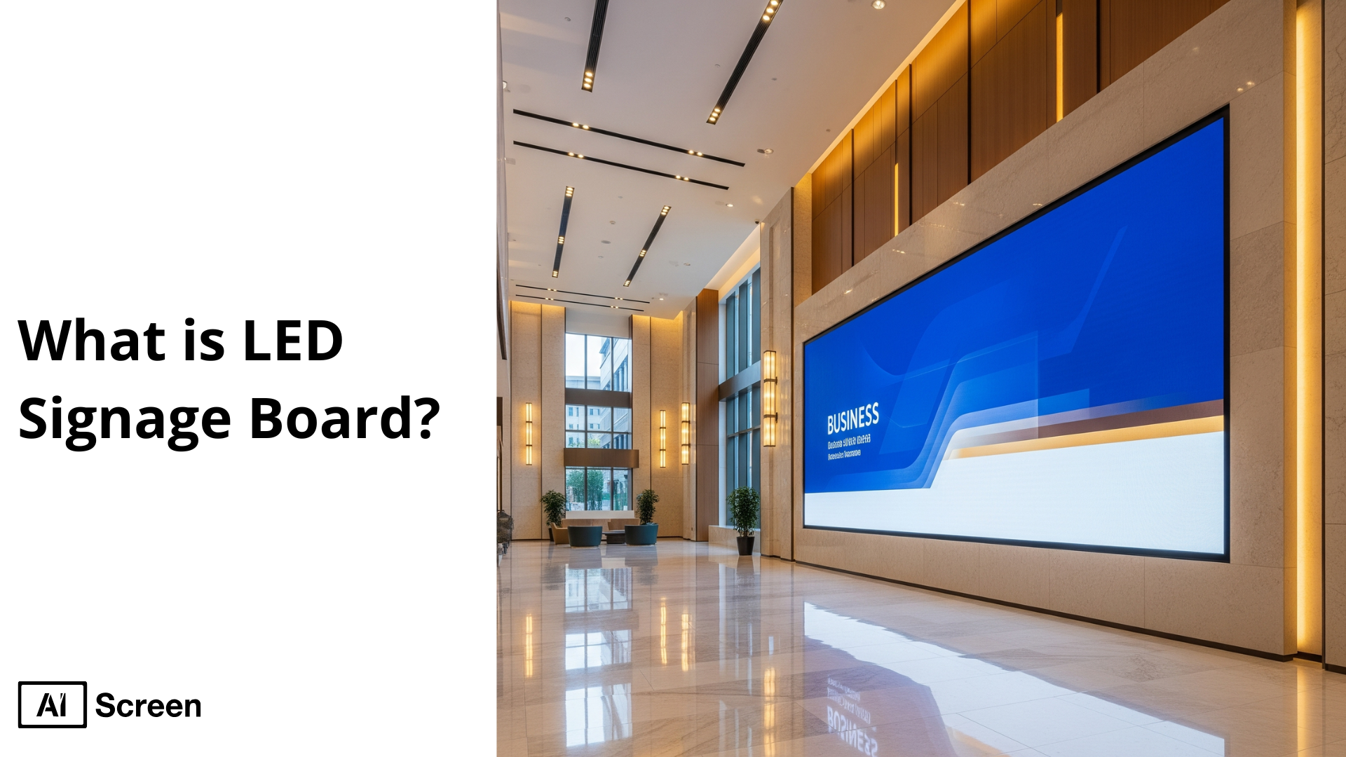 led signage board overview