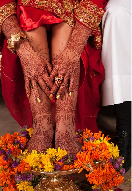 henna, bride, wedding