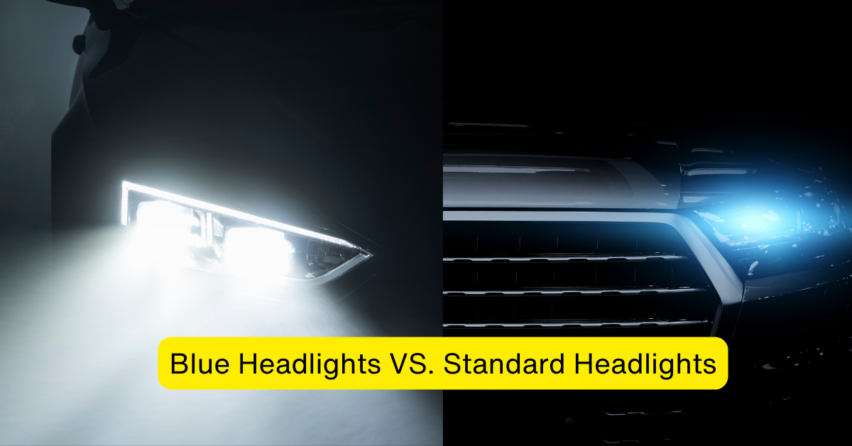 Blue Headlights VS. Standard Headlights