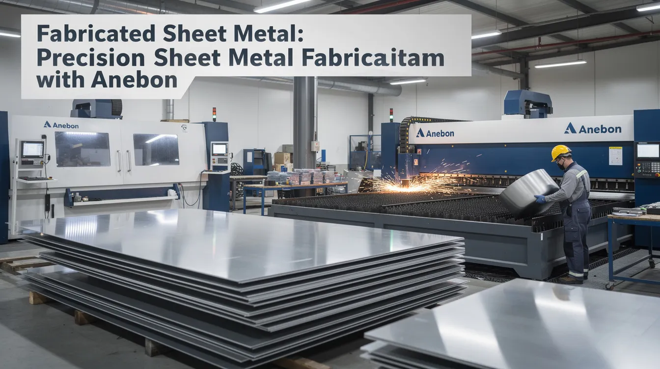 The image showcases a variety of fabricated sheet metal parts, emphasizing precision in the sheet metal fabrication process. It highlights different techniques such as laser cutting and bending, illustrating the capabilities of sheet metal fabricators to create complex shapes with materials like stainless steel and aluminum, suitable for applications in consumer electronics and medical devices.