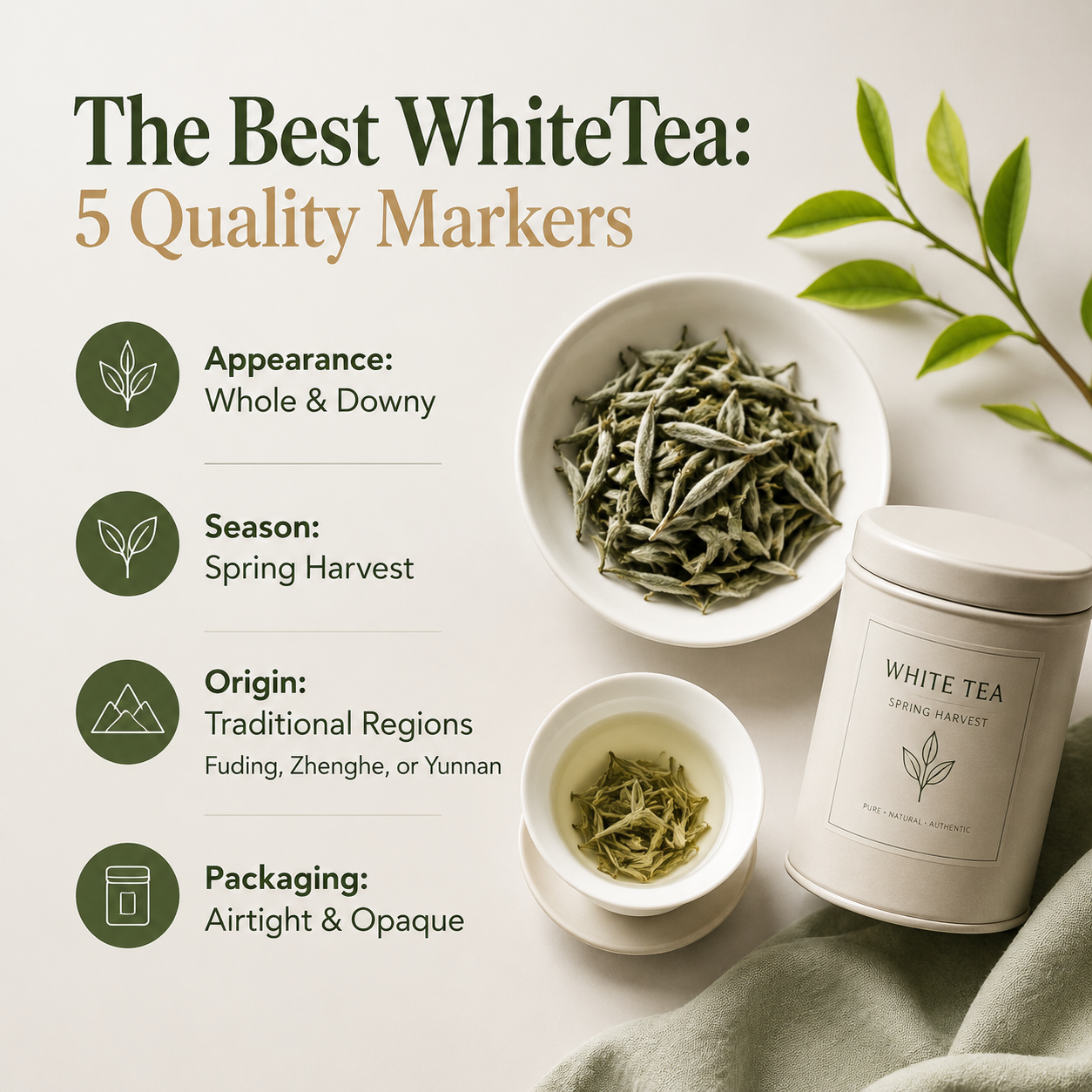 The Best WhiteTea:5 Quality Markers