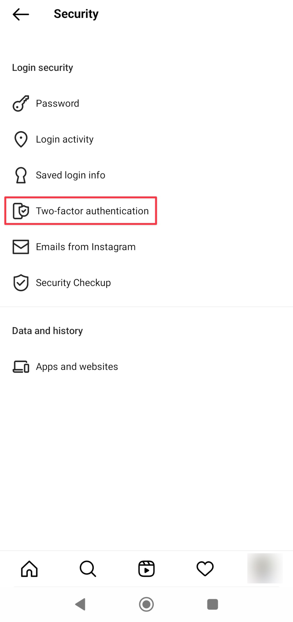 Remote.tools shows two-factor authentication settings for your Instagram profile