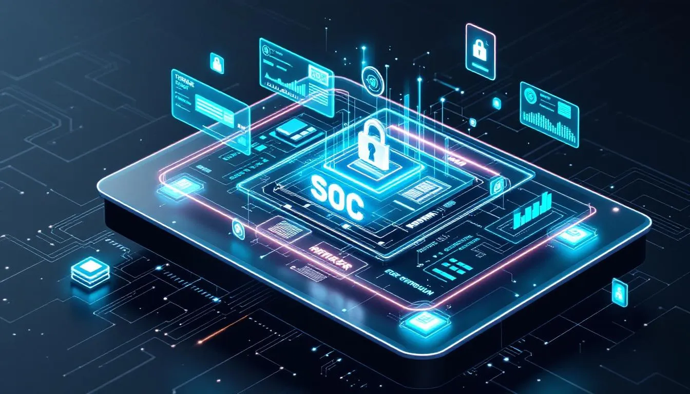 Schéma illustrant la définition d'un Centre des Opérations de Sécurité (SOC).