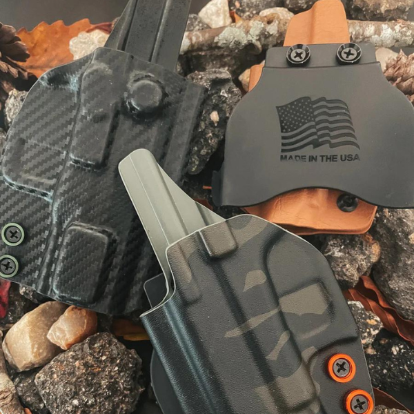 Image of an OWB Orion holster with paddle