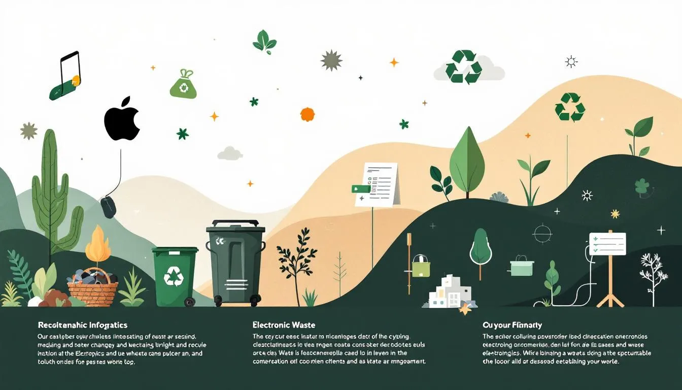 Gestion responsable des d&eacute;chets &eacute;lectroniques.