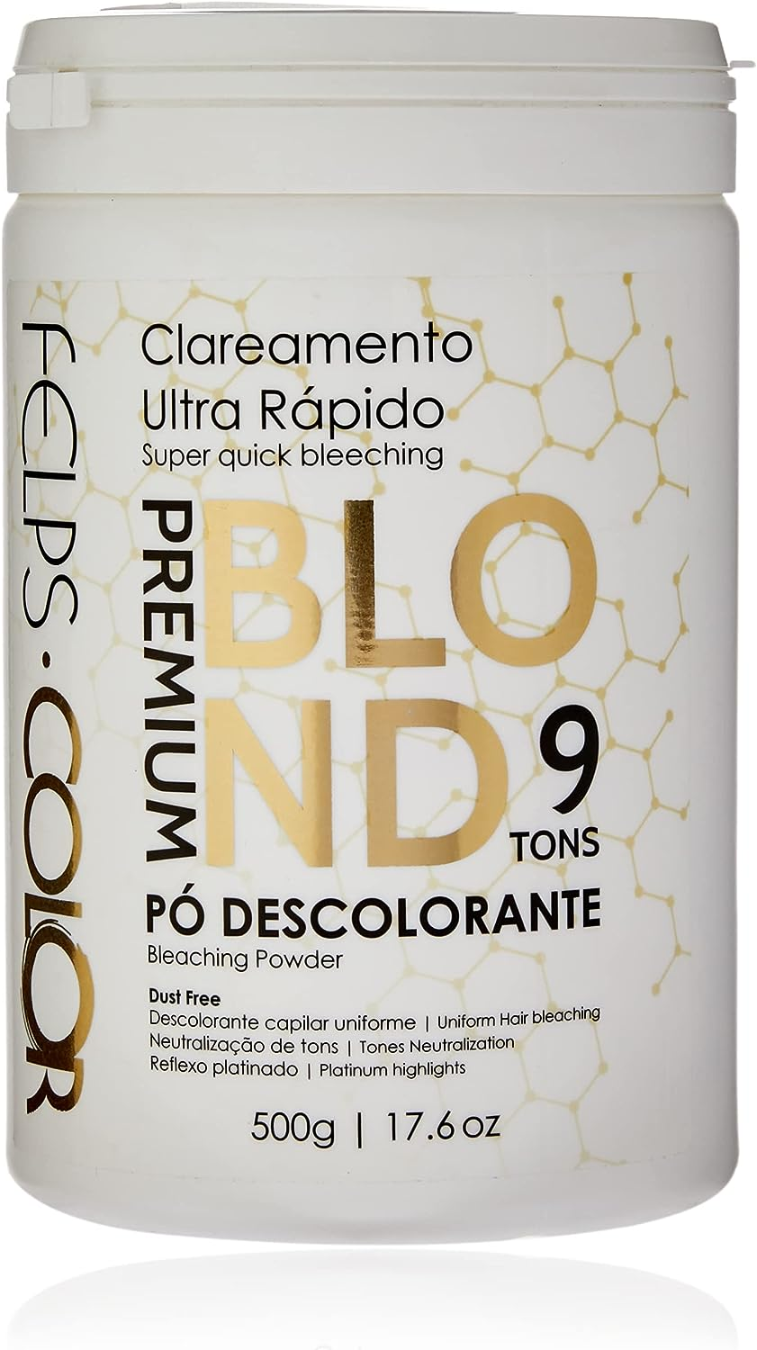 Pó Descolorante Blond Premium Felps. Imagem: Amazon
