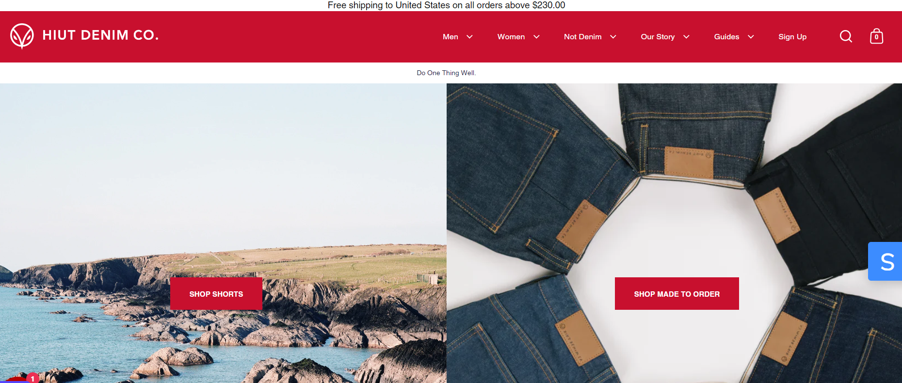 huit denim successful shopify stores