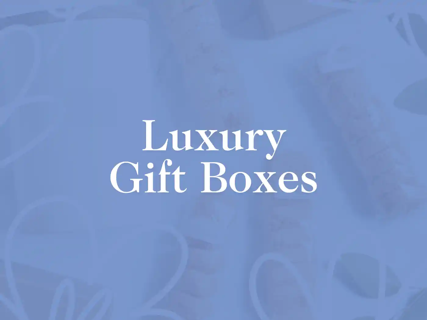 A beautifully wrapped luxury gift box with a ribbon - Fabulous Flowers and Gifts, Luxury Gift Boxes collection.