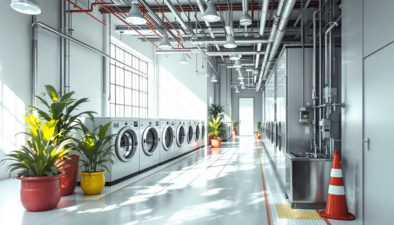 Proces prania chemicznego, w którym używa się specjalnych środków czyszczących.