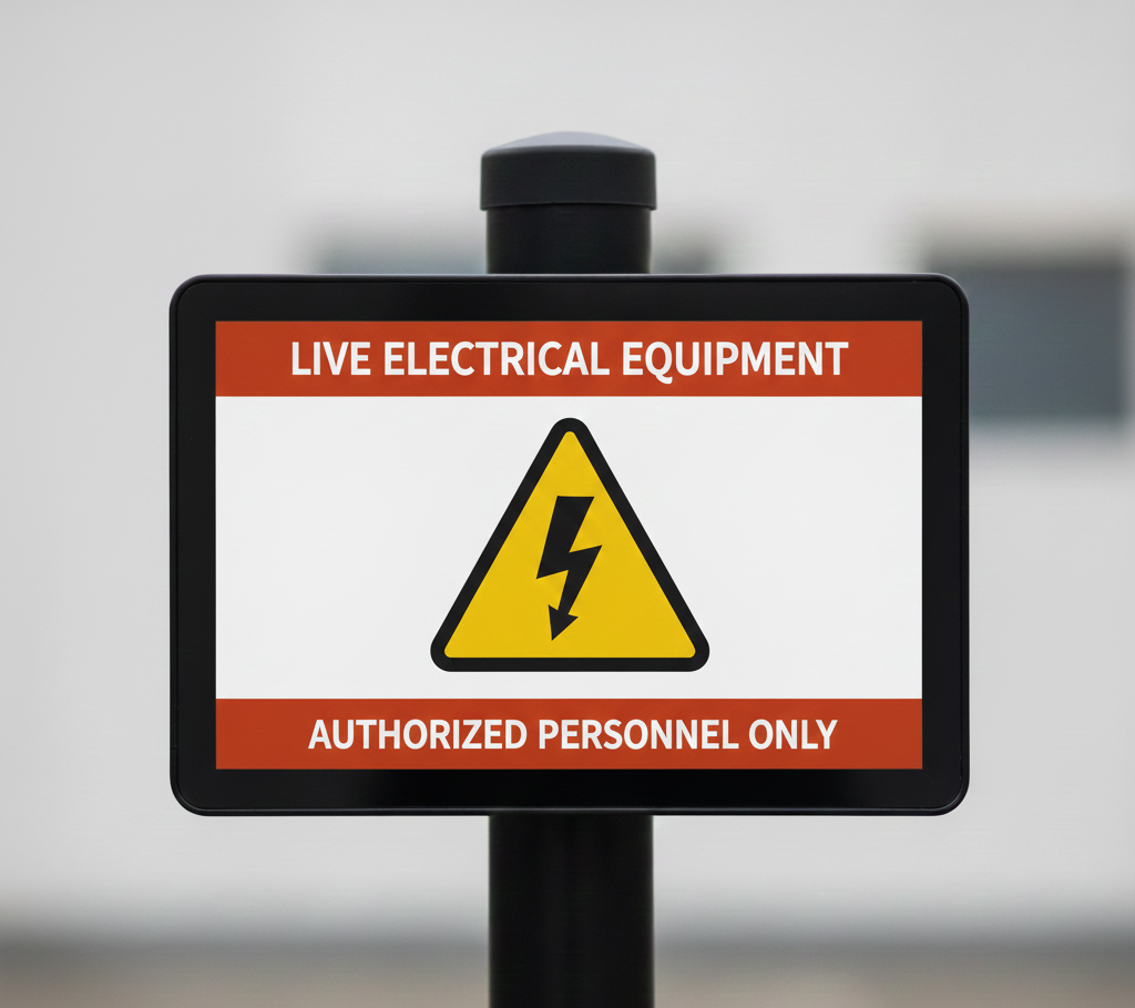 live electrical equipment