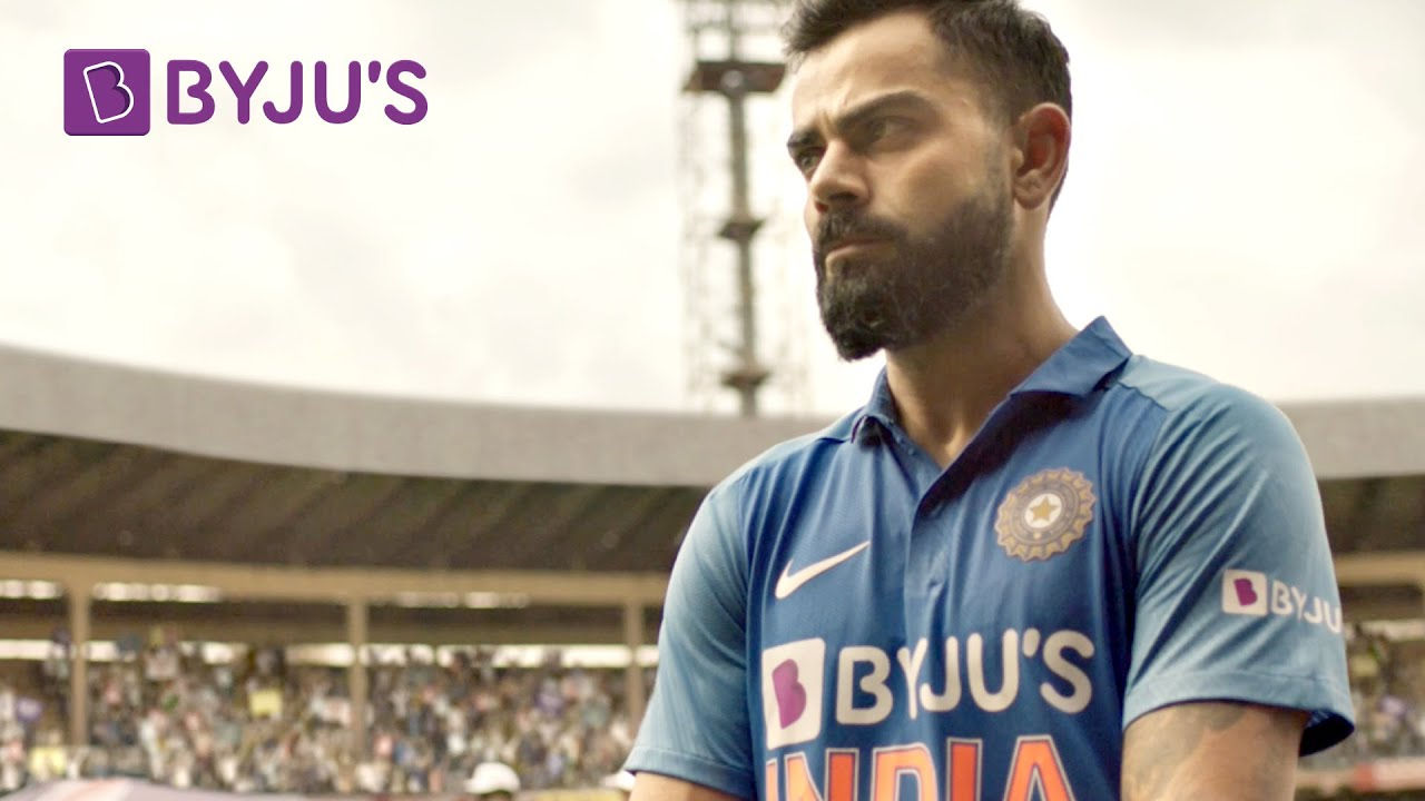 Image showcases Virat Kohli sponsoring Byju's marketing campaign