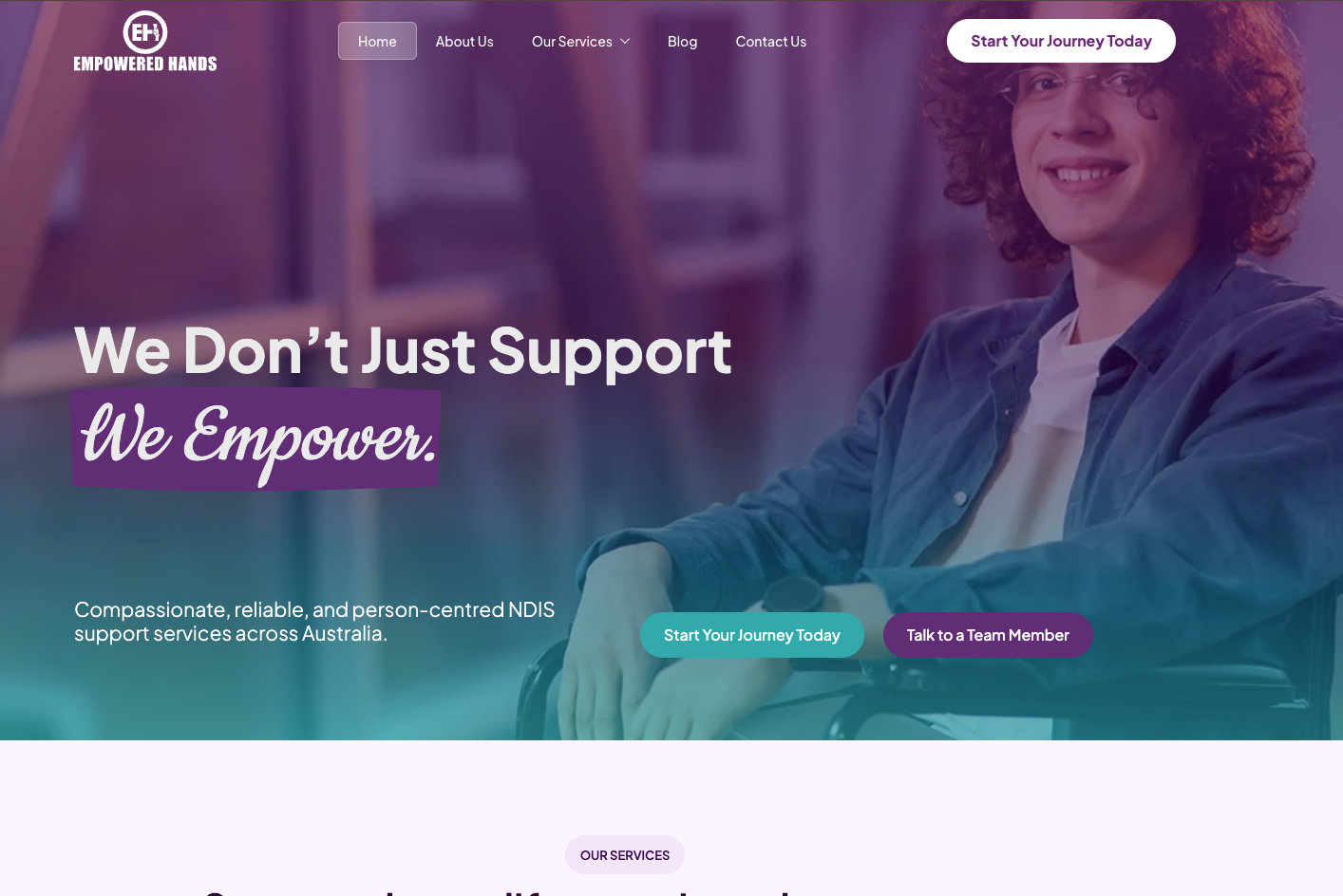 empowered hands website