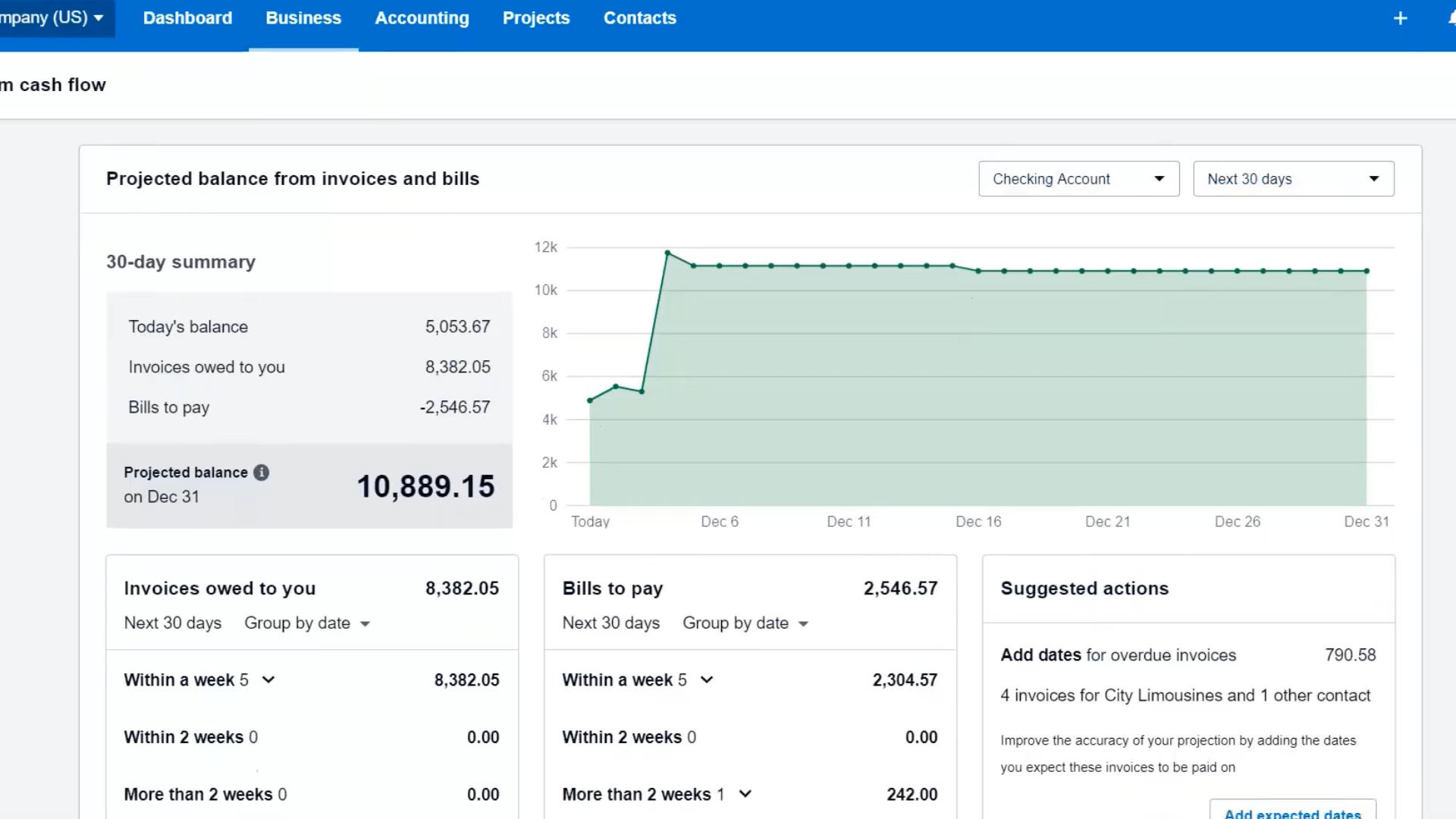 How to manage cash flow in Xero