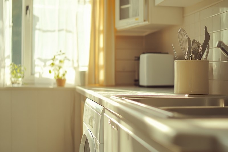 sneaky clean dishes