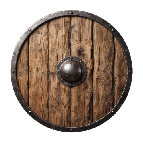 wooden round shield valheim