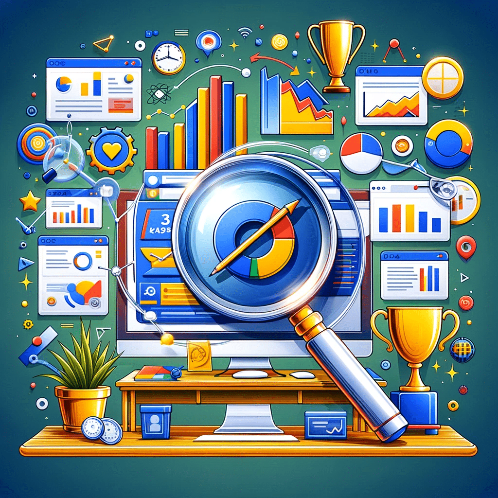 Ilustración sobre medir el éxito en Ads para marketing. | Posiciona.Digital