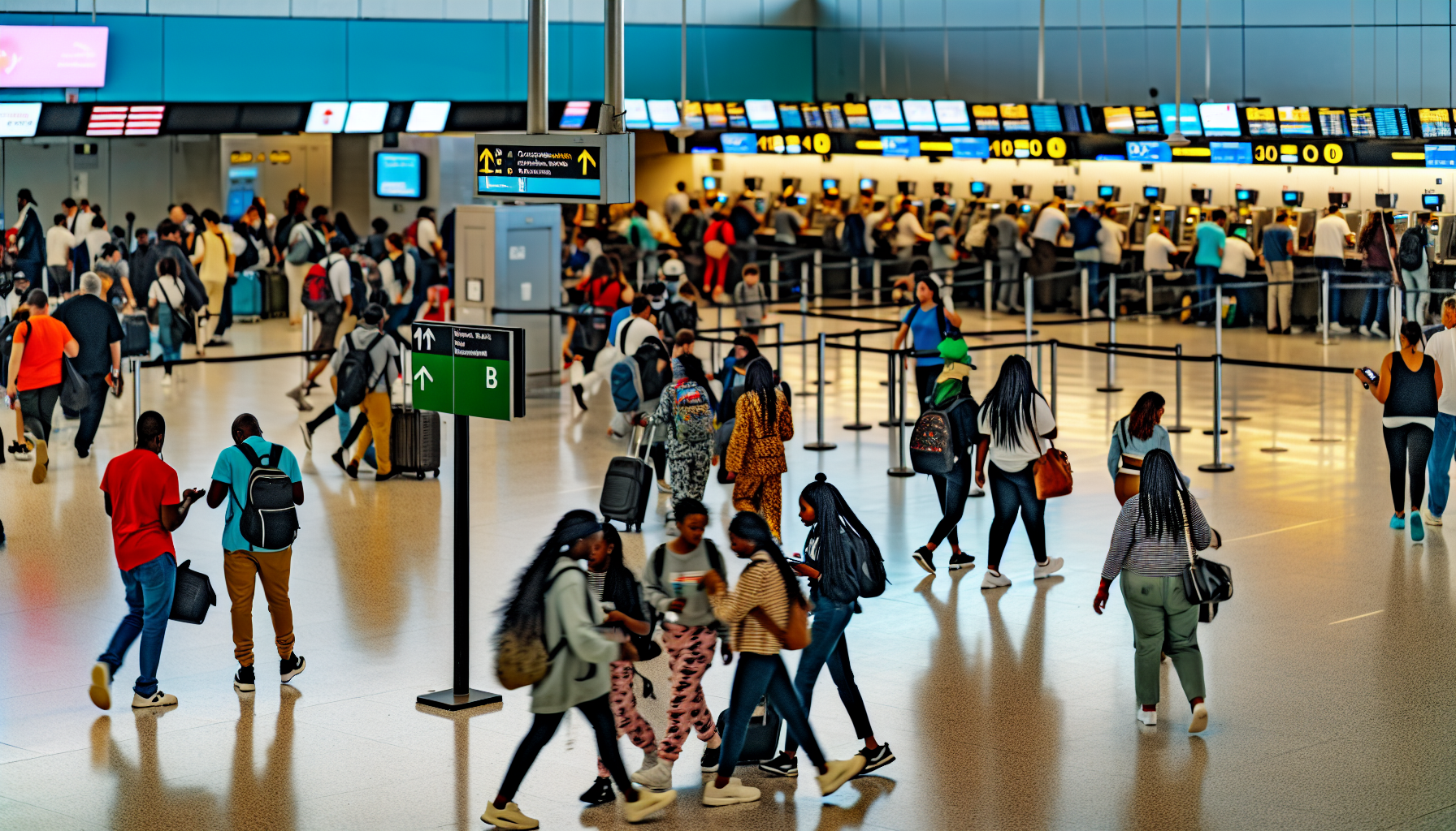 Concourses B and C at JFK Terminal 8