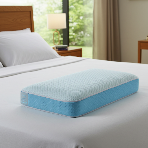 down alternative pillow, memory foam infused