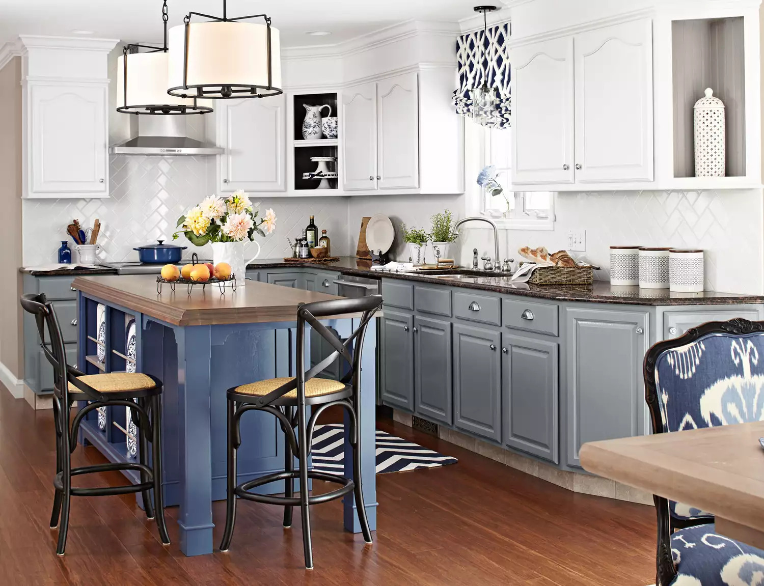 Brighter Blue Kitchen