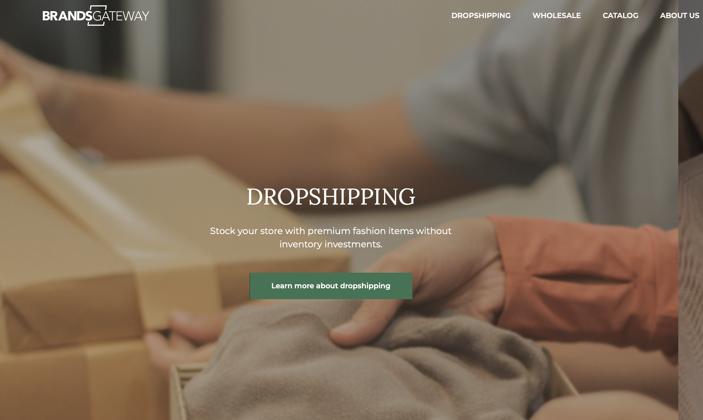 uk dropshipping supplier - brands gateway