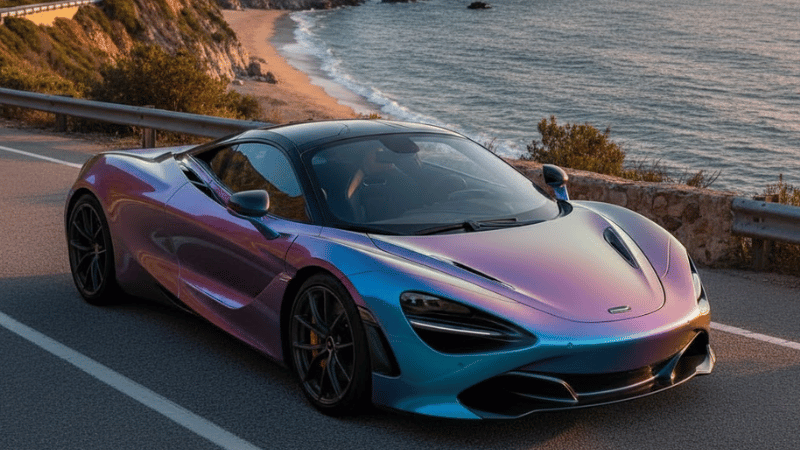 A chameleon car wrap can preserve resale value