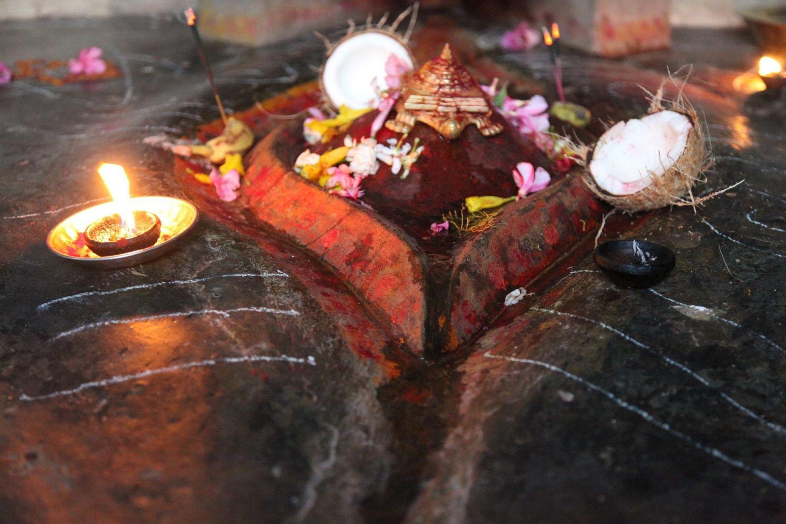 Kamakhya temple yoni