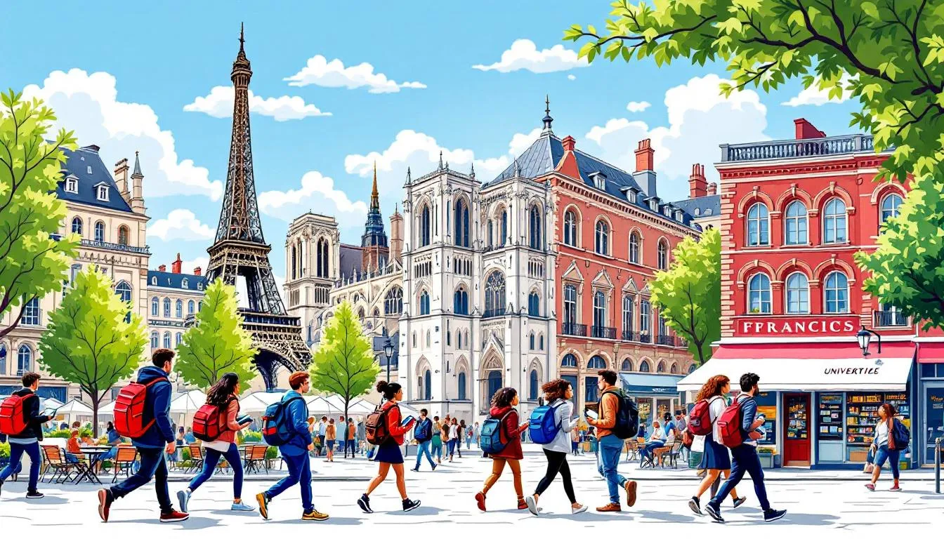 Arrivée en France et formalités administratives pour les étudiants.