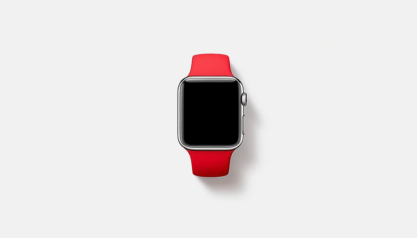 An Apple Watch with a Nike strap showing compatibility with different models.
