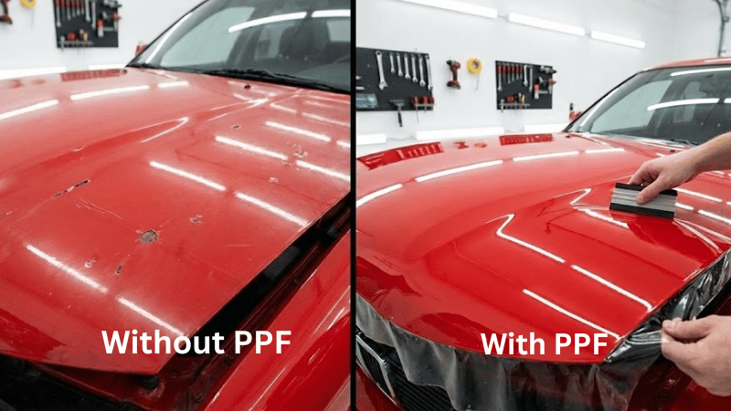 Comparison of Tesla without and with PPF