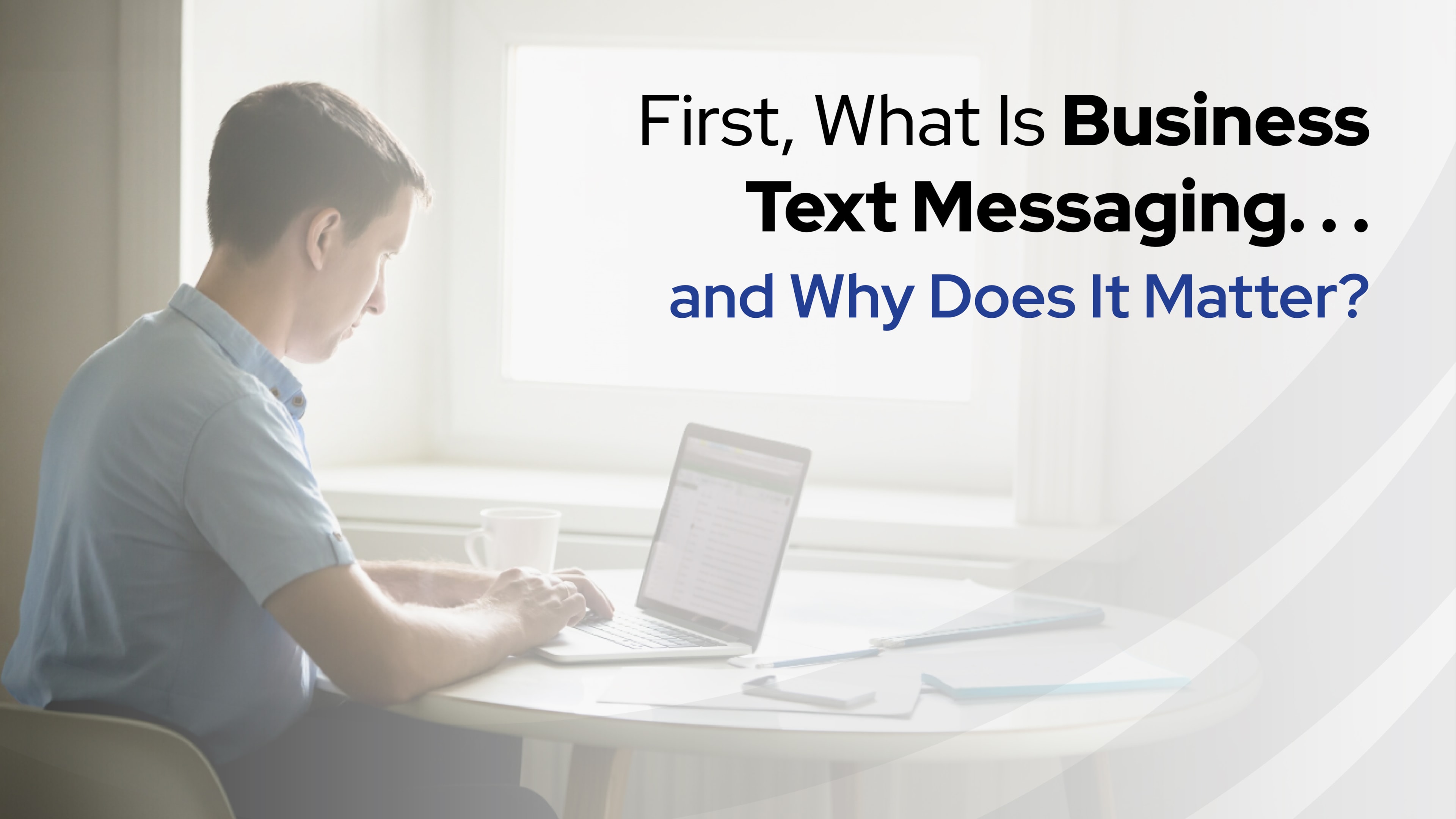 A person working at a computer looking through "contact lists" to design "sms marketing campaigns" that resonate with the audience.