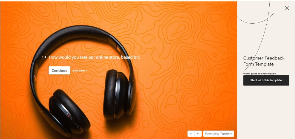Typeform - herramienta en línea que le ayudará a crear encuestas de opinión bien diseñadas 