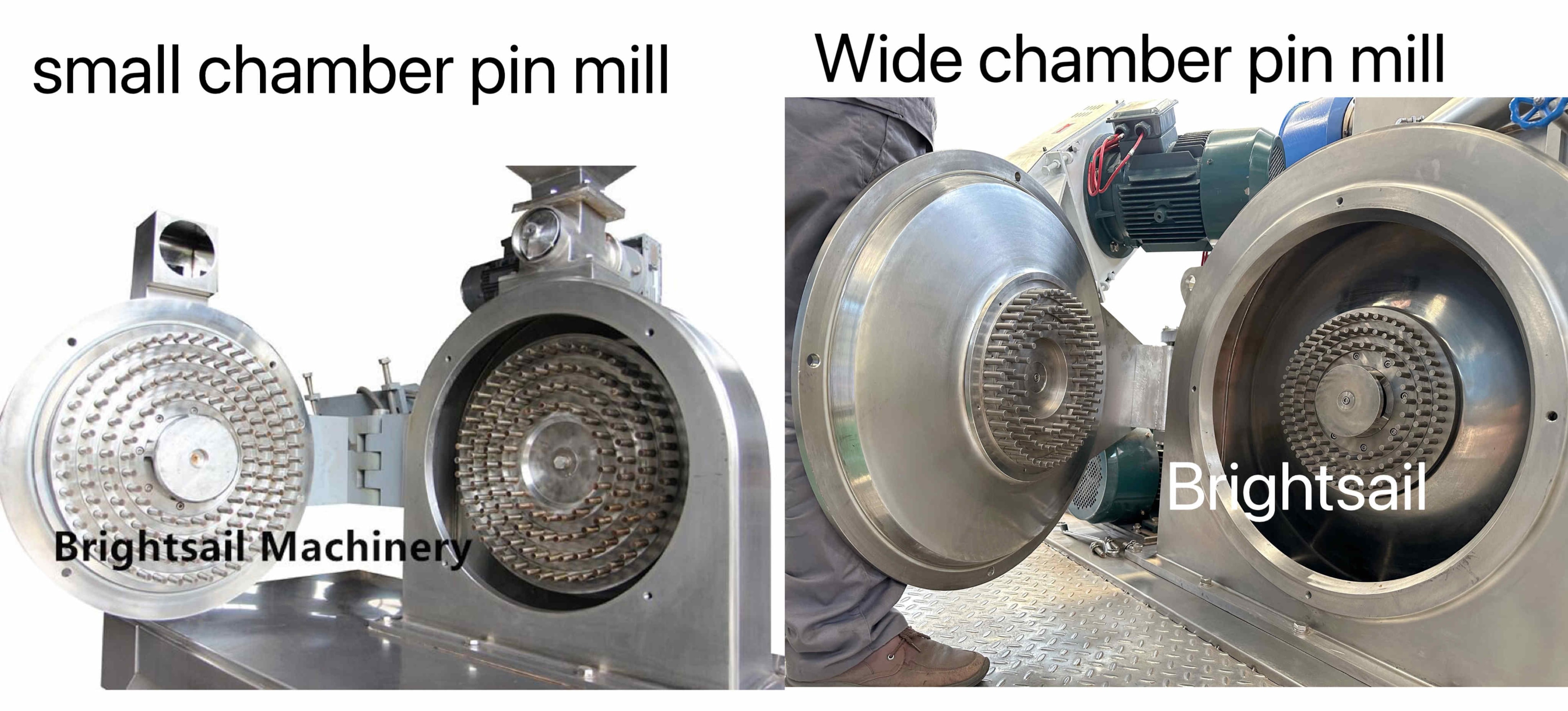 wide chamber pin mill 