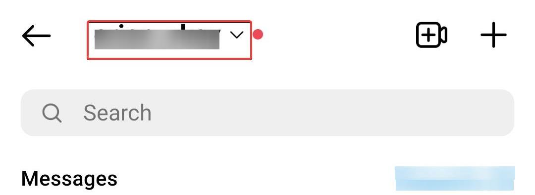 Switching from one message group to another on a specific phone
