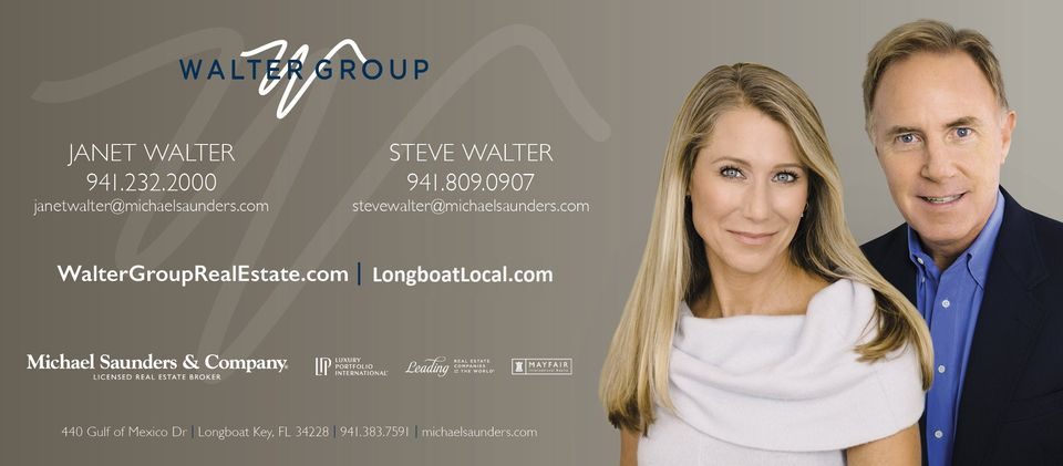 Walter Group Real Estate - Steve and Janet Walter - Serving Longboat Key for over 40 years