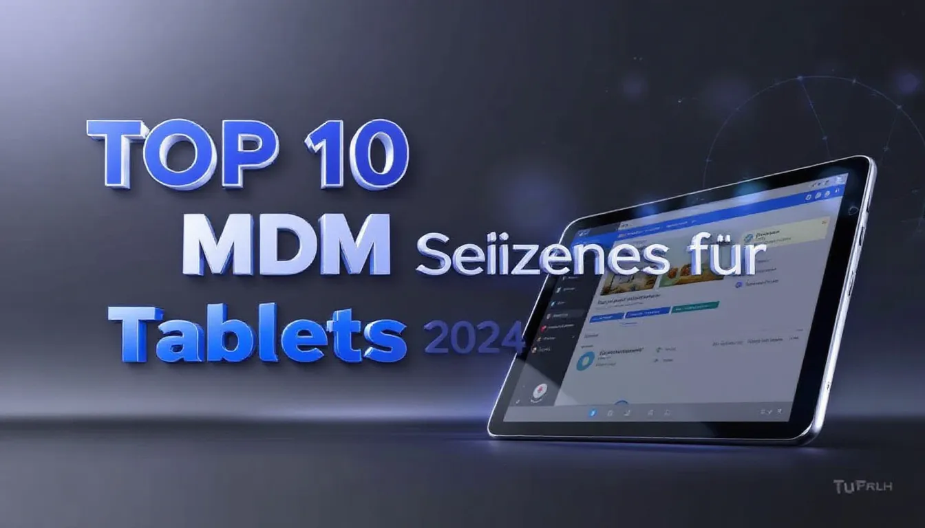 Die 10 besten MDM-Softwarelösungen für Tablets im Jahr 2024.