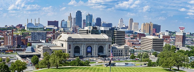 kansas city, union station, skyline, Kansas City, MO