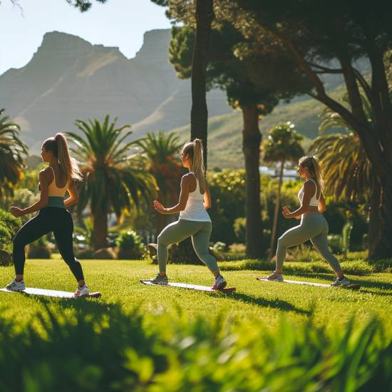 Women exercising in the sun reducing weight gain, stimulating hormone production, and maintaining blood sugar levels.