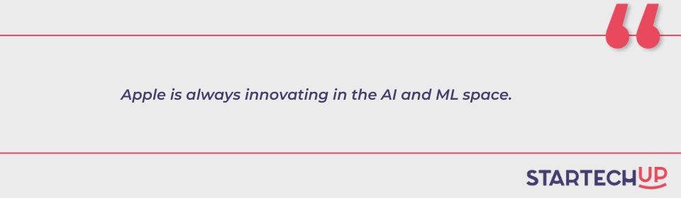 citation de l'apprentissage automatique d'apple