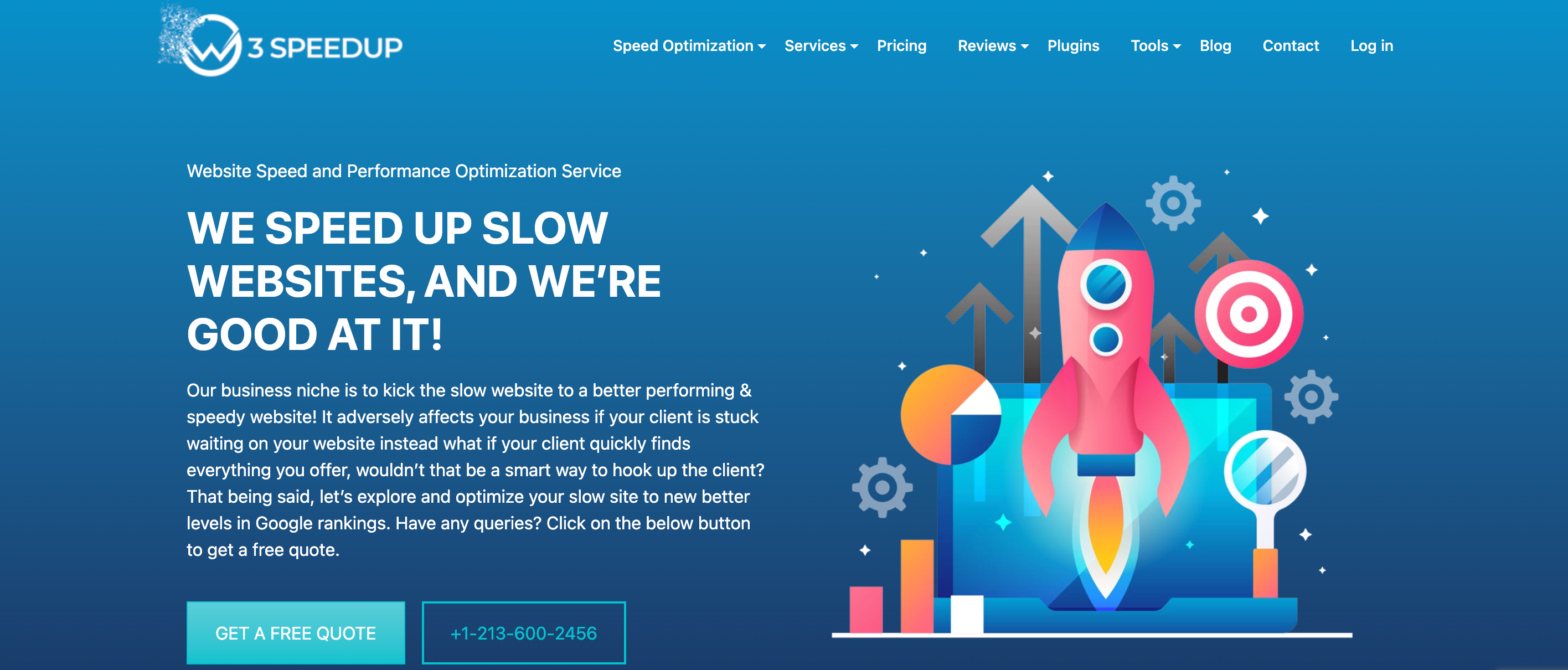 W3 SpeedUp provide WordPress speed optimization services 
