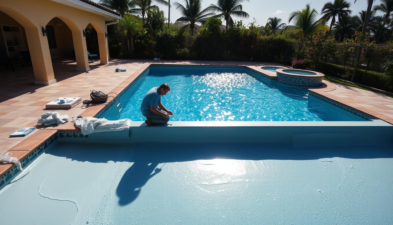 Pool Replastering