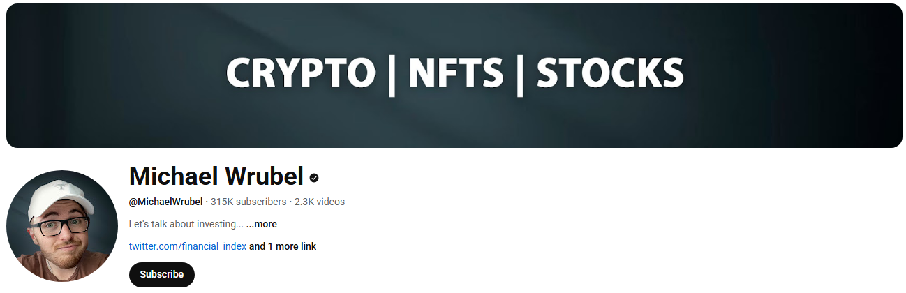 Michael Wrubel - Best Crypto YouTube Channels