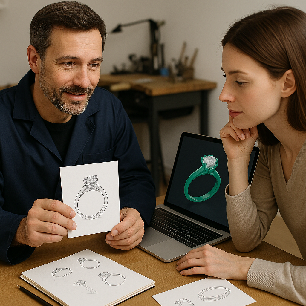 Juvelyras naudoja naujos technologijas