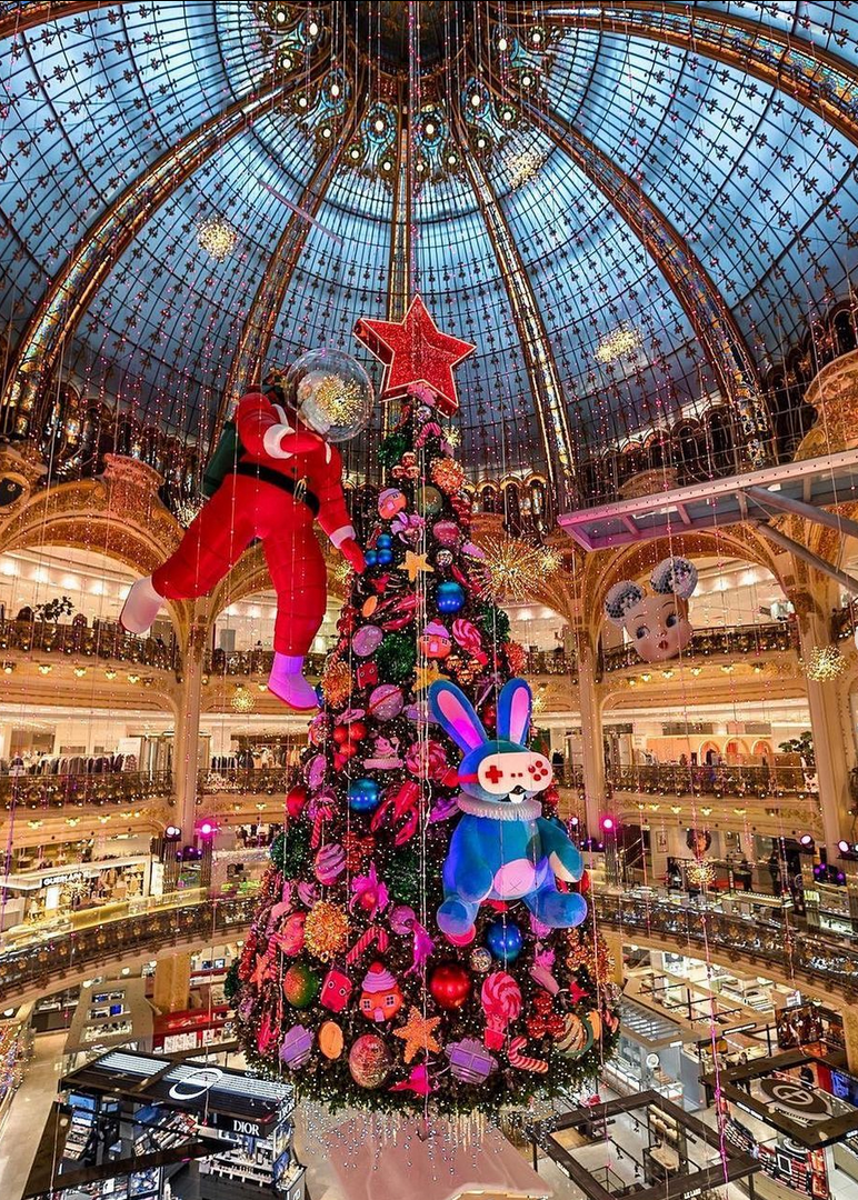 Paris Christmas window displays