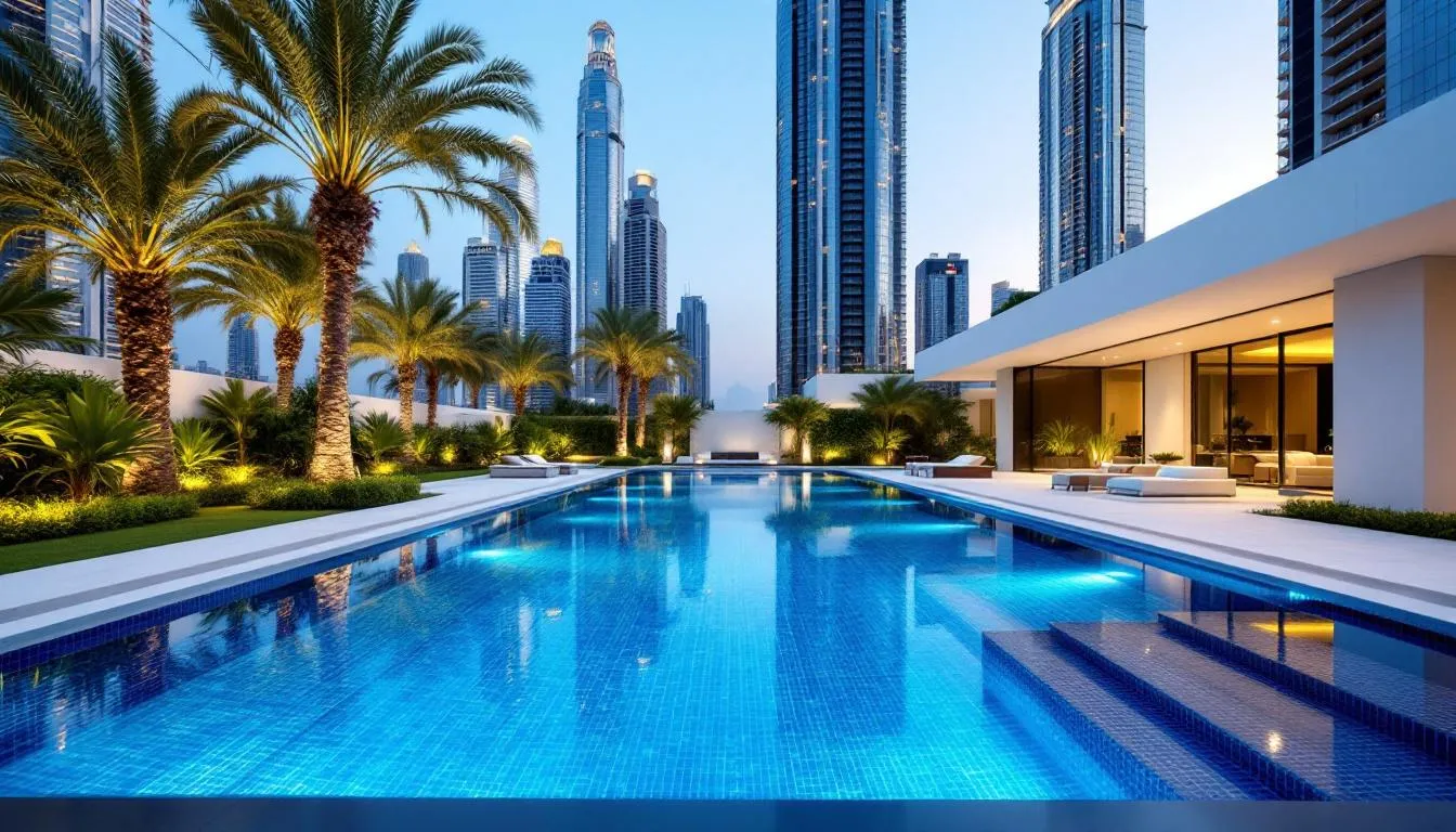 Professional swimming pool construction in Dubai with custom designs.