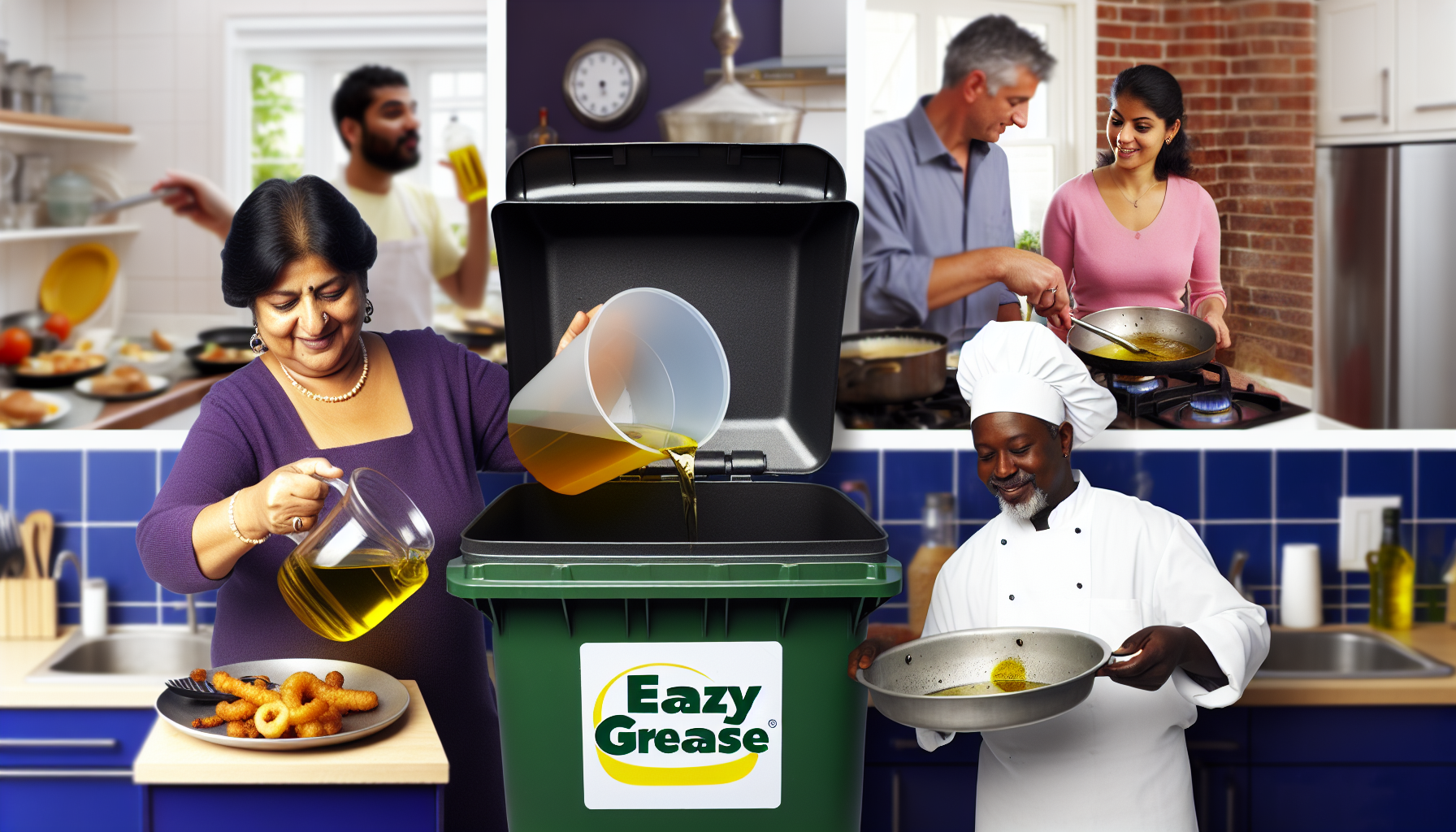 Servicios de reciclaje residencial y comercial Eazy Grease