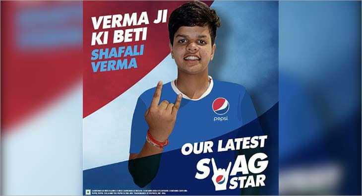 Shefali Sharma the face of Pepsi campaign 